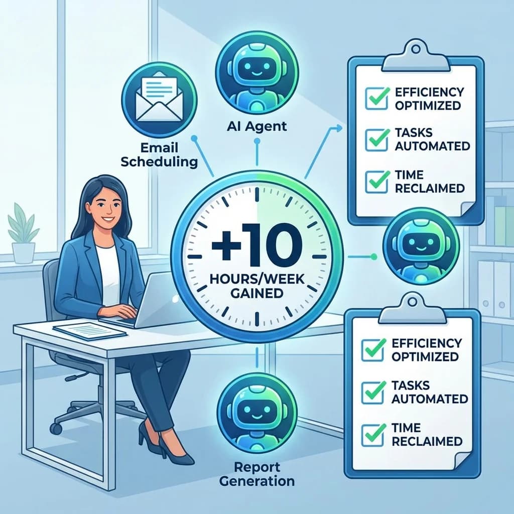 Implementación de inteligencia artificial en agentes ia productividad administrativa pymes para pequeñas empresas