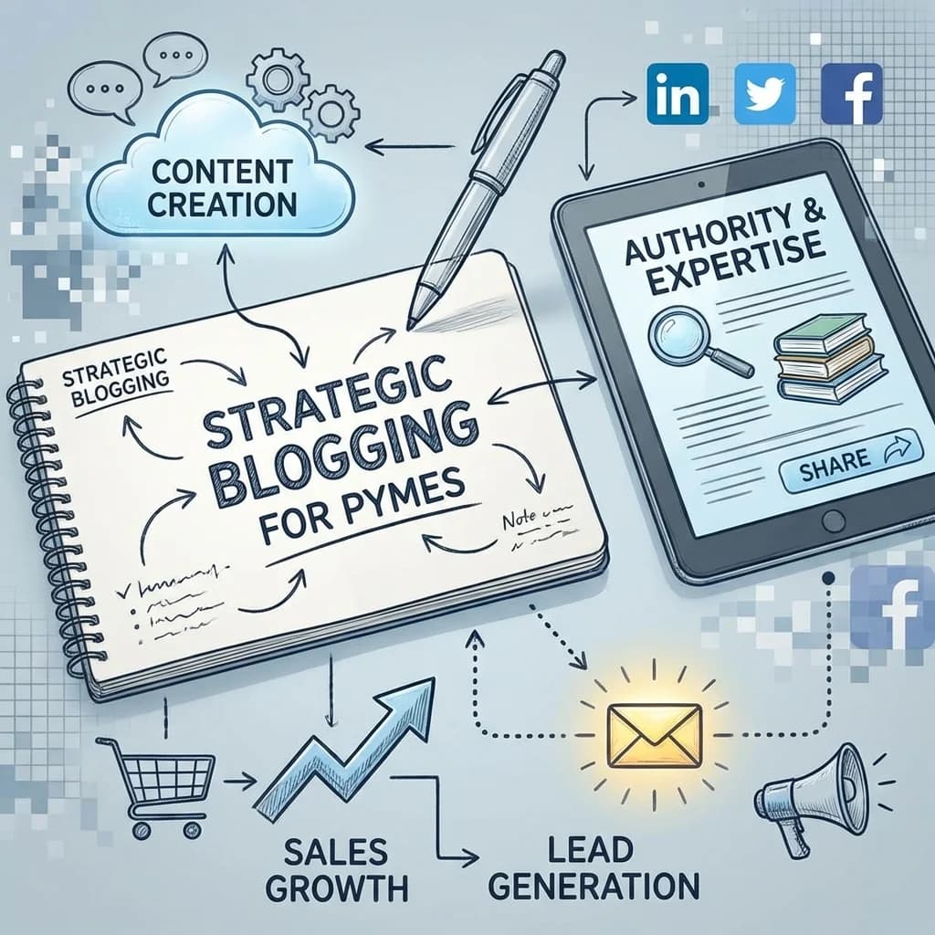 Implementación de inteligencia artificial en blog negocios pequenos para pequeñas empresas