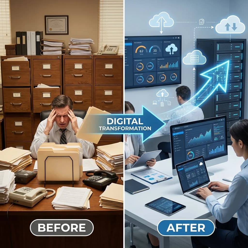 Proceso de transformación digital en formar equipo transformacion digital